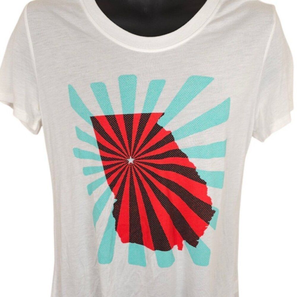 Atlanta Georgia T Shirt Womens Size XL White Travel Destination
